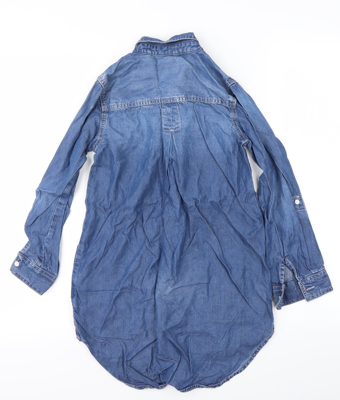NEXT Girls Blue   Basic Button-Up Size 9 Years