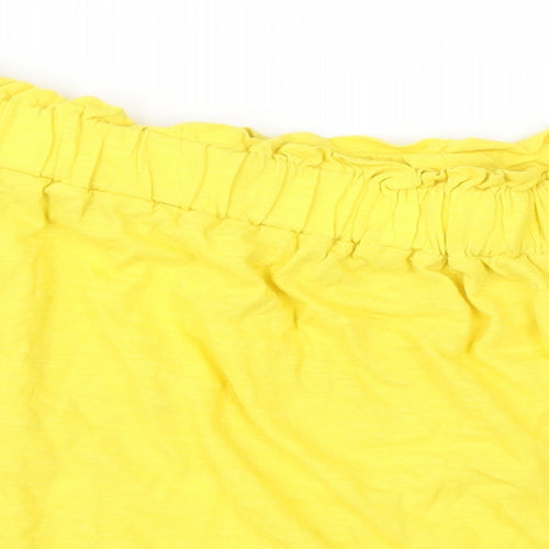 Select Womens Yellow   Basic T-Shirt Size 12