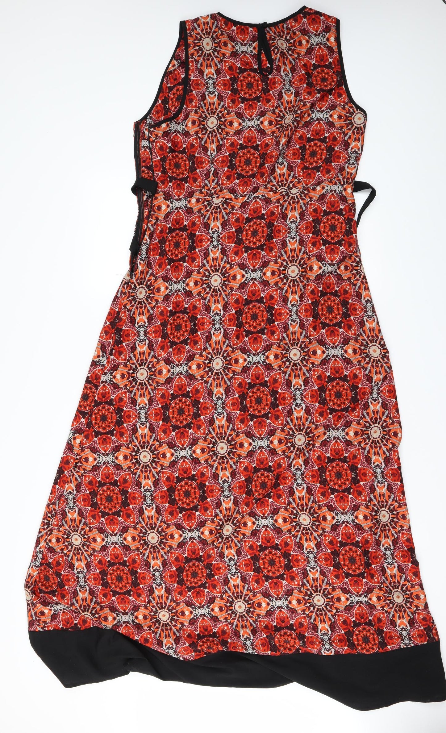 Dorothy Perkins Womens Red Floral  A-Line  Size 14
