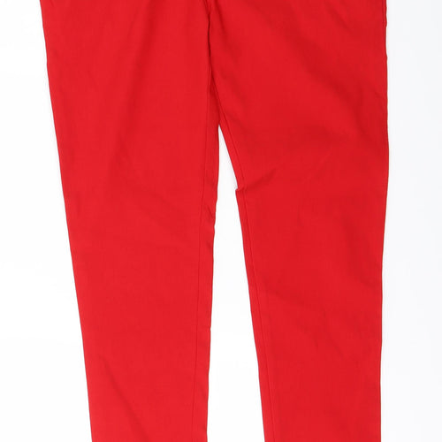 Rupali  Womens Red   Trousers  Size L L26 in