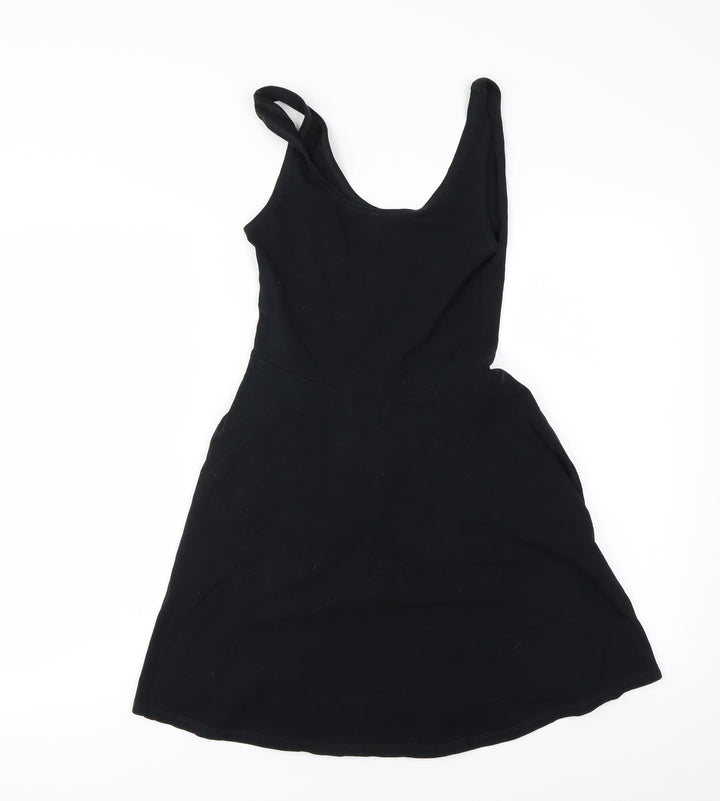 Topshop Womens Black   Basic Blouse Size 8