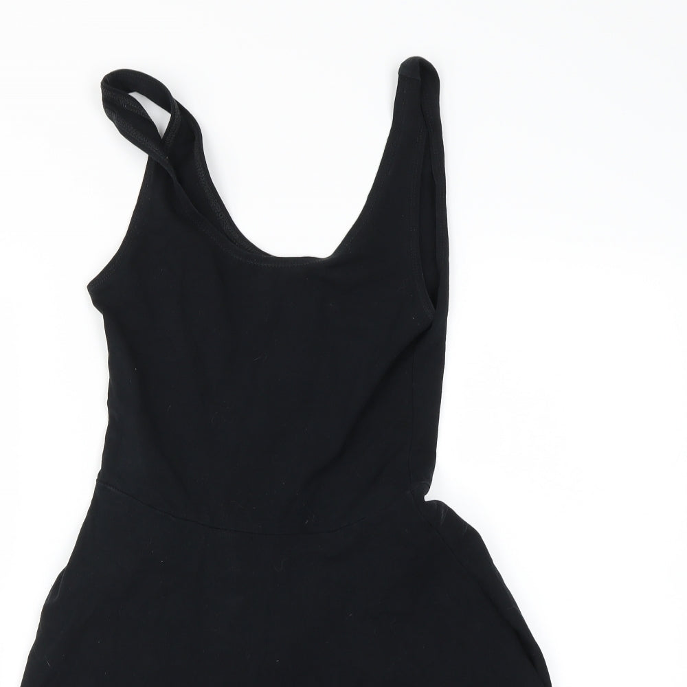 Topshop Womens Black   Basic Blouse Size 8
