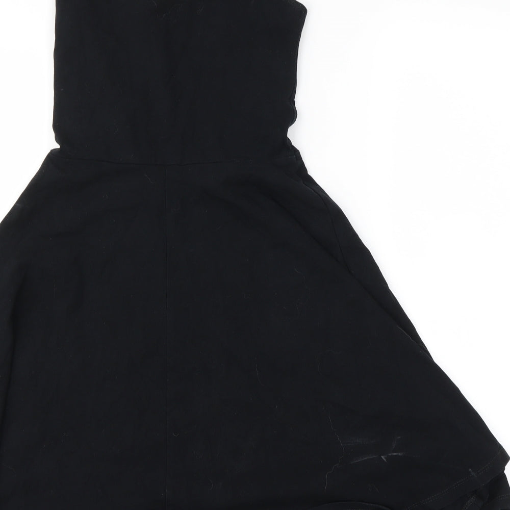 Topshop Womens Black   Basic Blouse Size 8