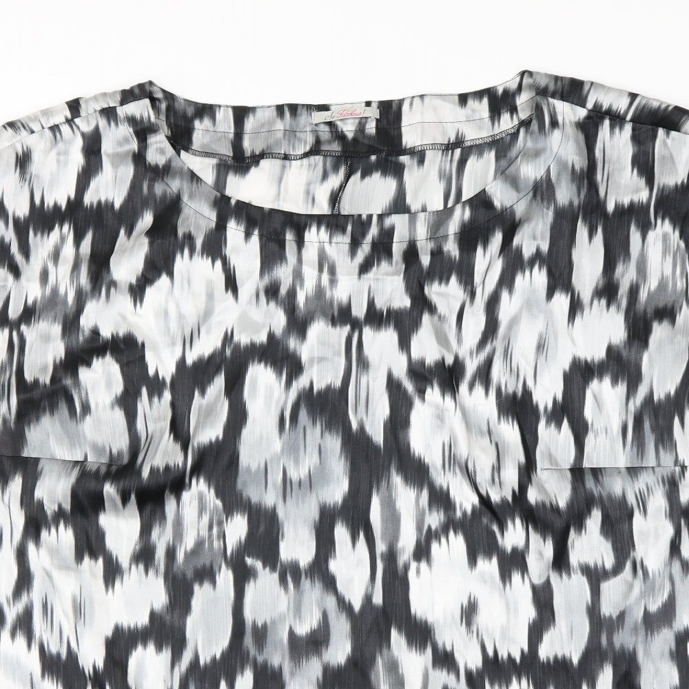So Fabulous  Womens Grey   Basic Blouse Size 22