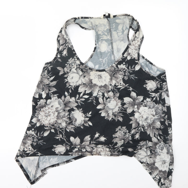 New Look Womens Grey Basic T-Shirt Size 18