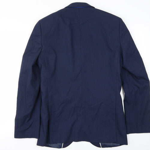 Preworn Mens Blue   Jacket Blazer Size 36