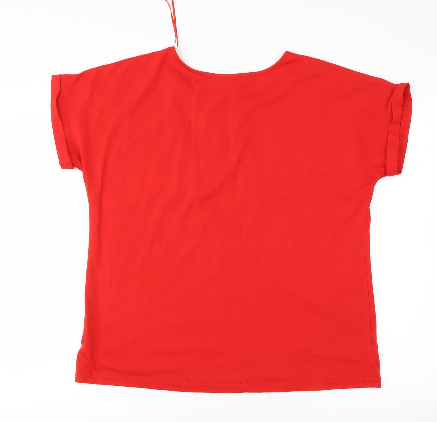 Klass Womens Red   Basic Blouse Size L