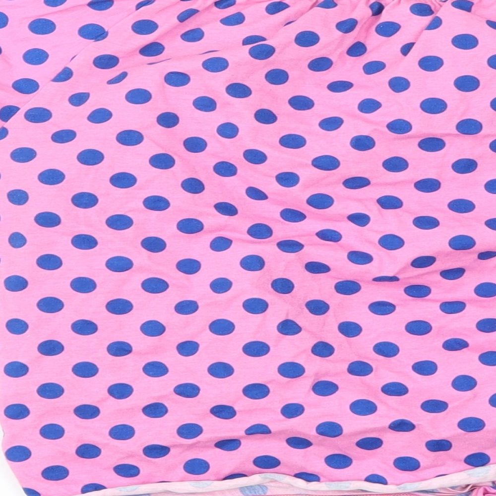Zara Girls Pink Polka Dot  Basic Blouse Size 13-14 Years