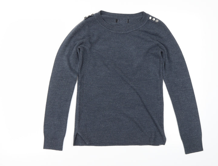 Atmosphere Womens Grey Pullover Jumper Size 4
