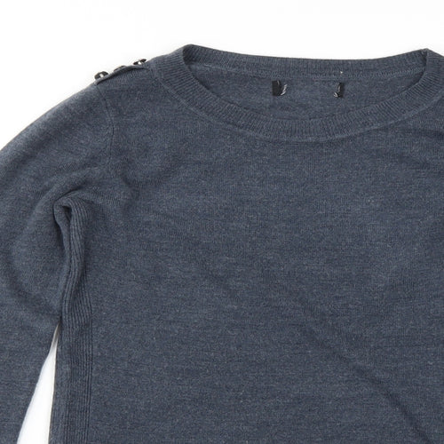Atmosphere Womens Grey   Pullover Jumper Size 4
