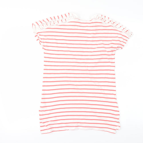 Primark Womens Red Striped  Basic T-Shirt Size XS