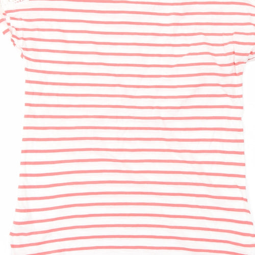Primark Womens Red Striped  Basic T-Shirt Size XS