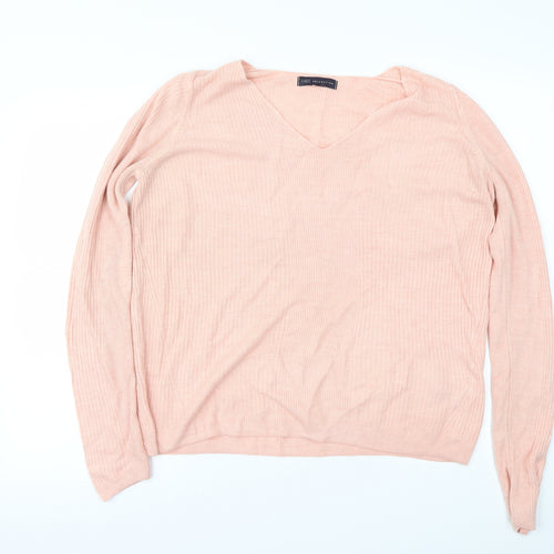 Marks and Spencer Womens Pink   Pullover Jumper Size 14