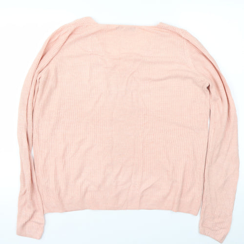 Marks and Spencer Womens Pink   Pullover Jumper Size 14