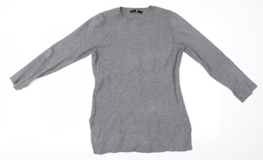 Front view of Very women’s grey jumper, size UK 14