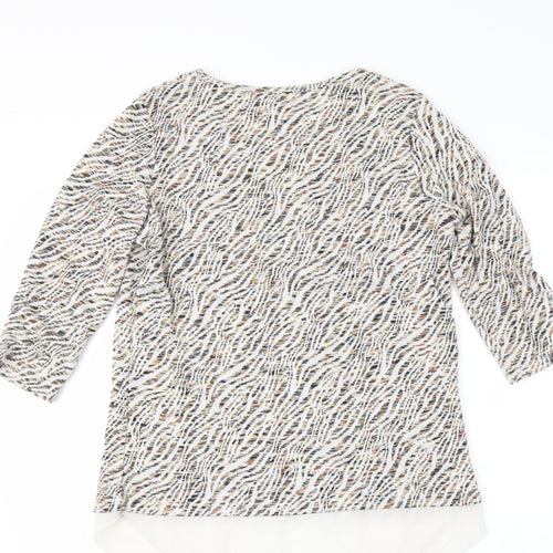 Klass Womens Beige   Pullover Jumper Size M