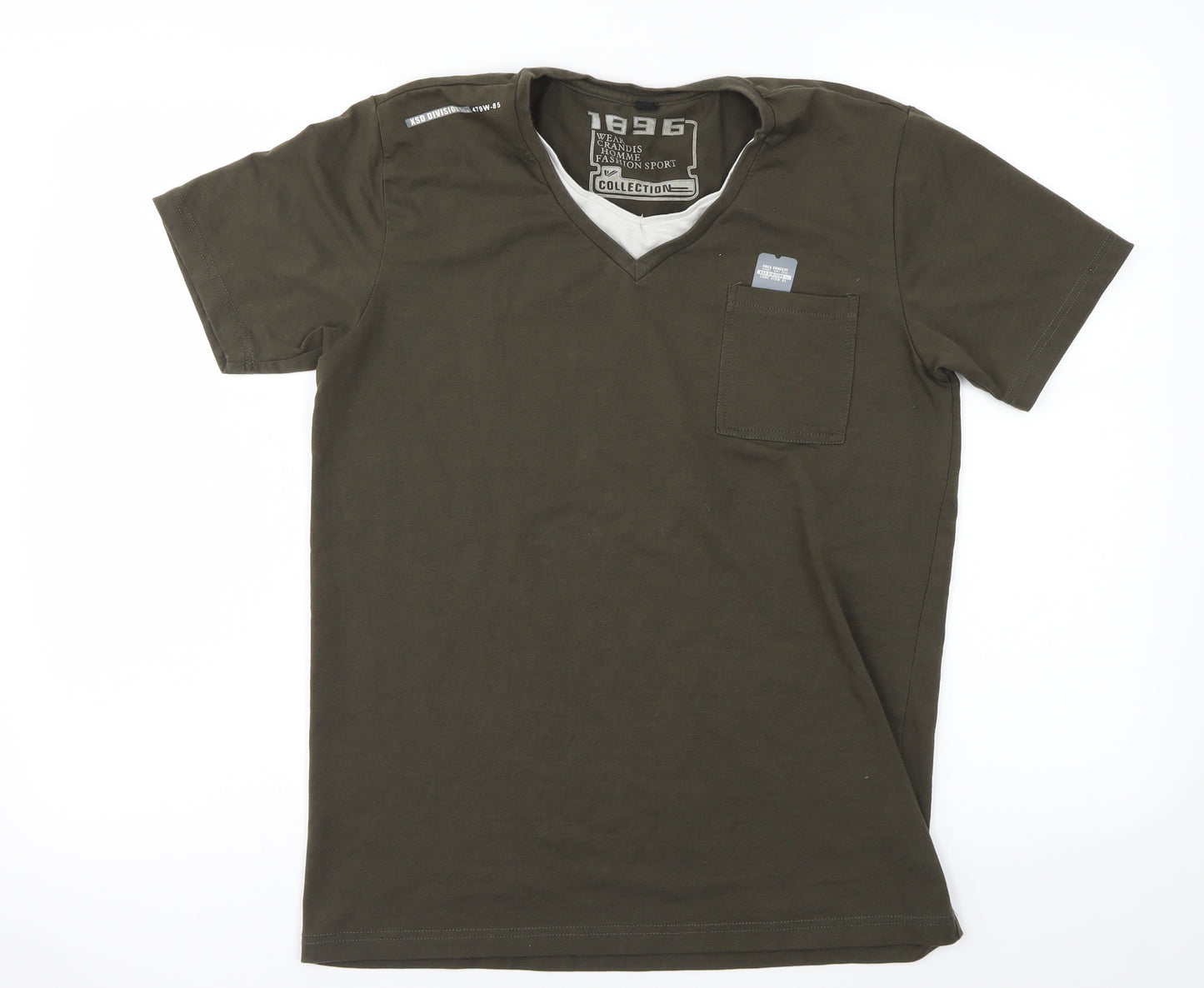 Preworn Mens Green    T-Shirt Size L