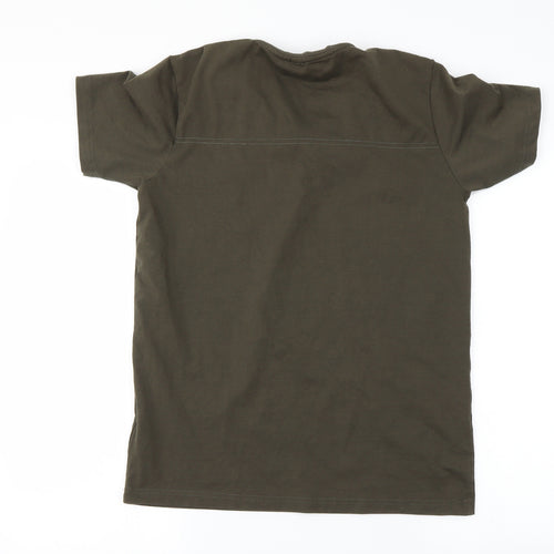 Preworn Mens Green    T-Shirt Size L