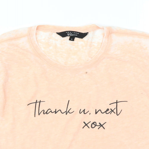 New Look Girls Pink   Basic T-Shirt Size 9 Years