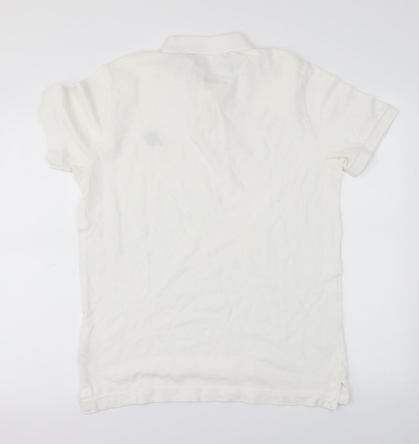 Aeropostale  Mens White    Polo Size M