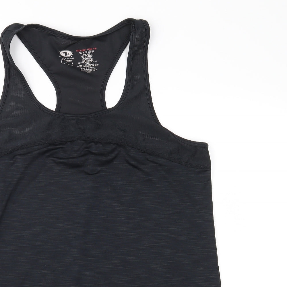 Preworn Womens Black   Basic Tank Size L