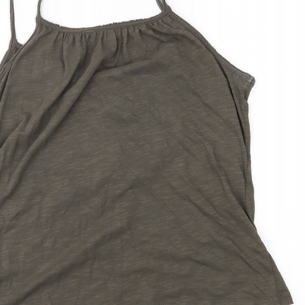 NEXT Womens Green  Jersey Camisole T-Shirt Size 12