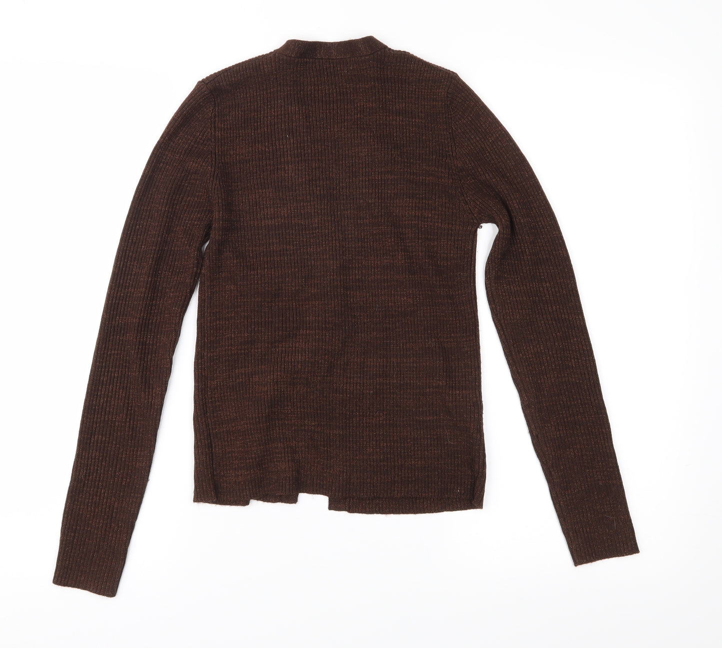 MNG Womens Brown  Knit Cardigan Jumper Size M