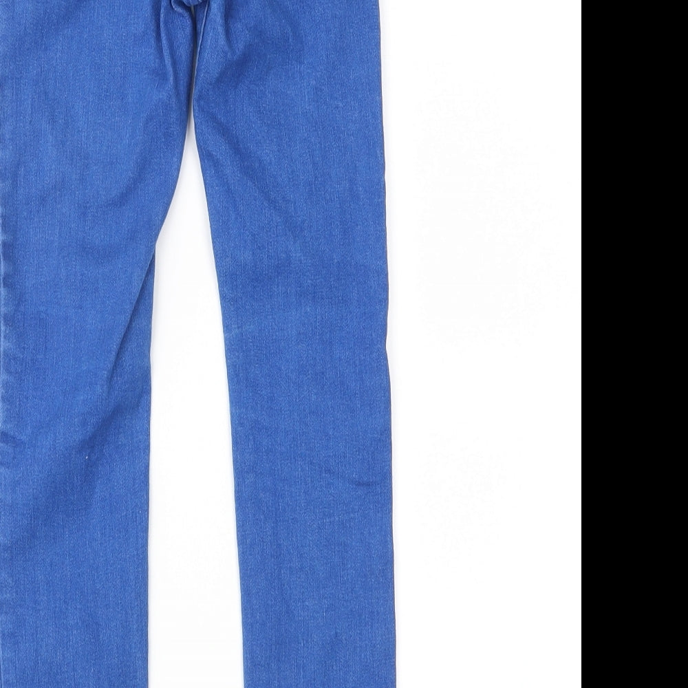 Jasper Conran Girls Black  Denim Skinny Jeans Size 7 Years