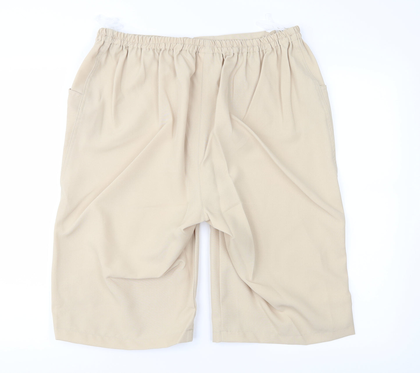 Berlin Womens Beige   Chino Shorts Size 20