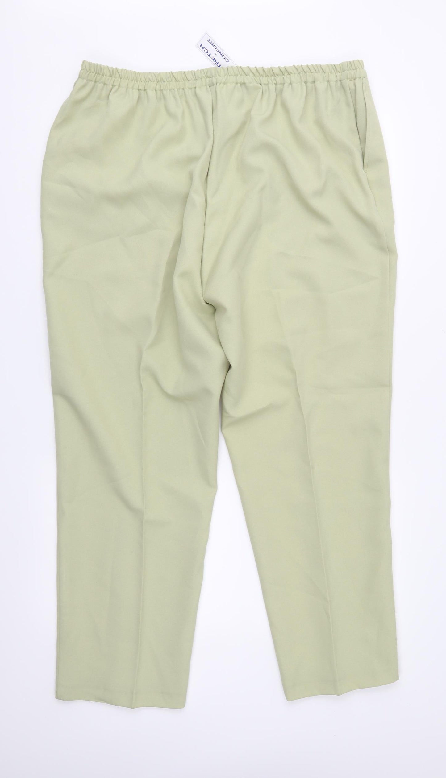 Afibel Womens Green   Trousers  Size 20 in L28 in
