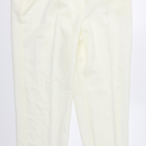 Afibel Womens Ivory   Trousers  Size 18 L28 in