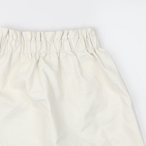 Missguided Womens White   A-Line Skirt Size 6