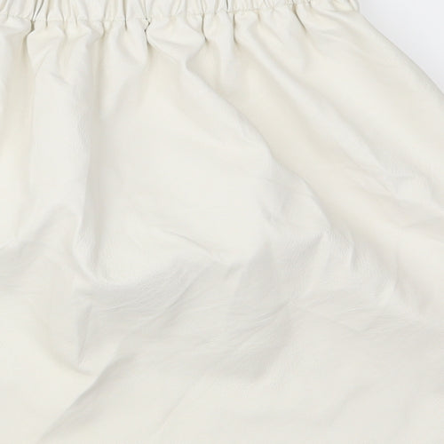 Missguided Womens White   A-Line Skirt Size 6