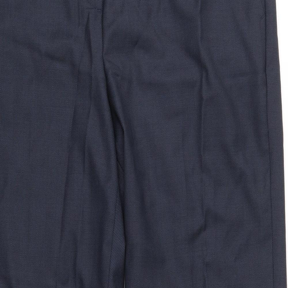 Savile Row Womens Blue   Trousers  Size 14 L29 in