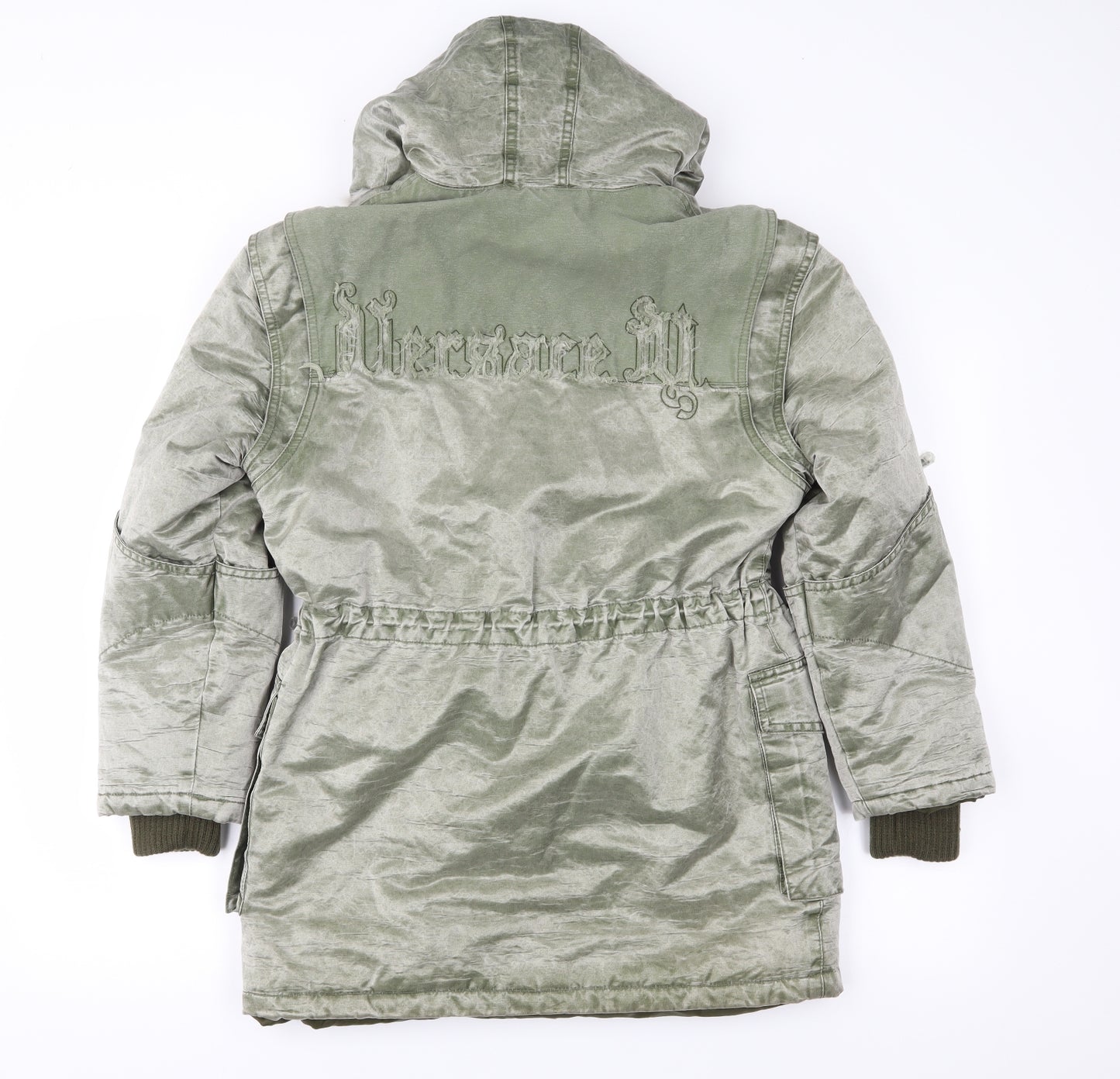 Versace Girls Green   Parka Coat Size 10 Years