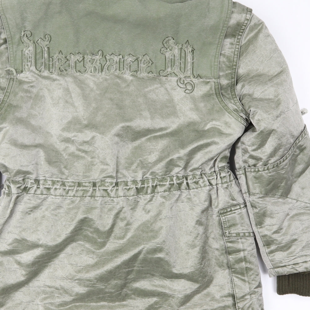 Versace Girls Green   Parka Coat Size 10 Years