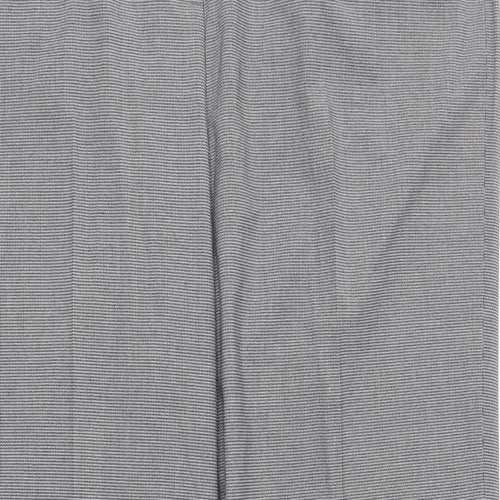 Planet Womens Grey Check  Trousers  Size 14 L28 in
