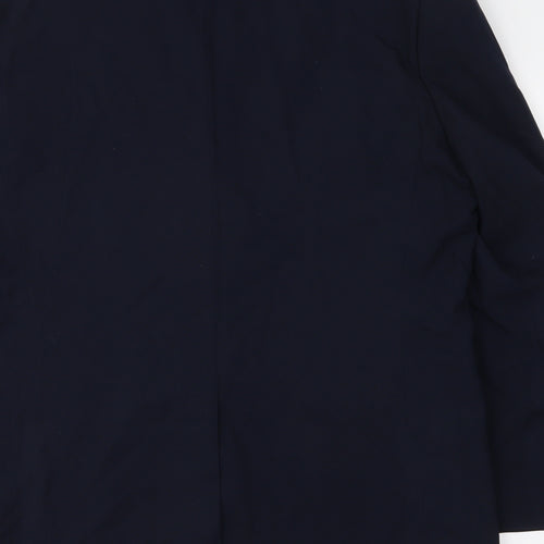Henley & Knight Mens Blue   Jacket Suit Jacket Size 42