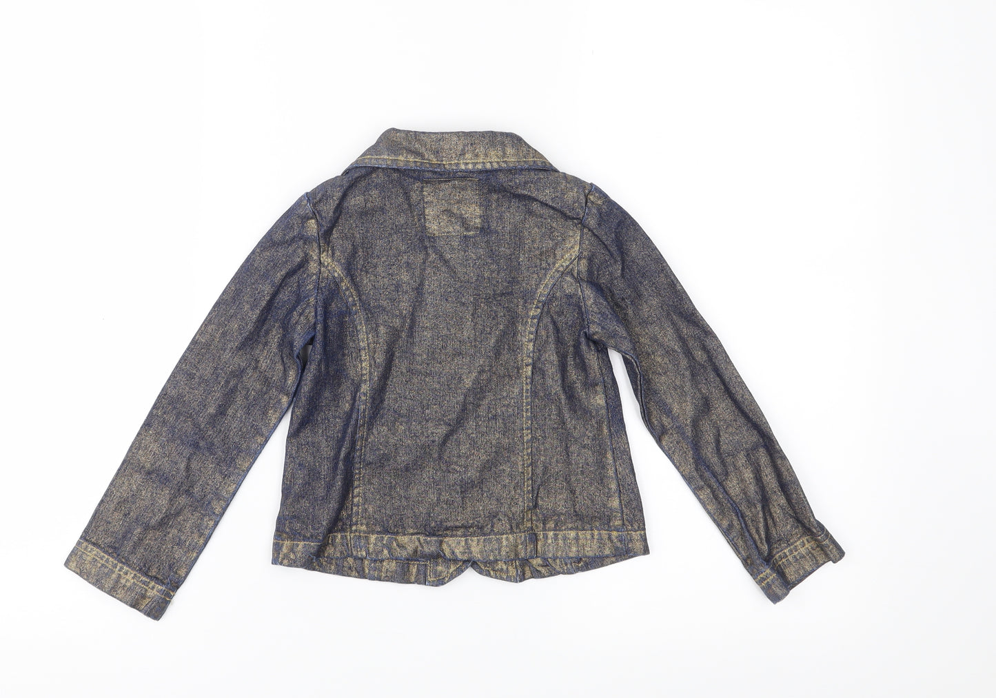 Adams Girls Blue  Denim Jacket  Size 4 Years