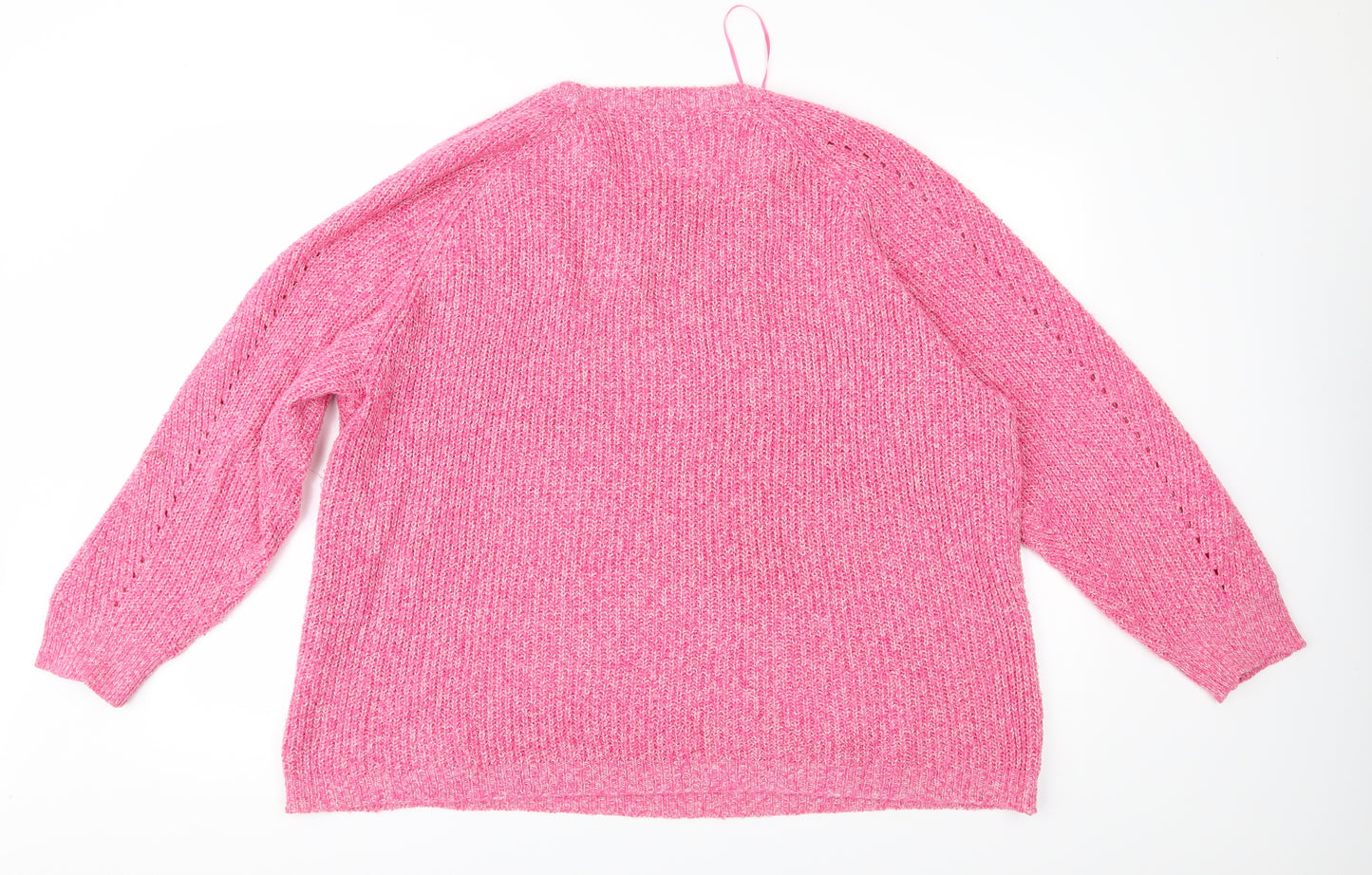 George Womens Pink  Knit Pullover Jumper Size XL