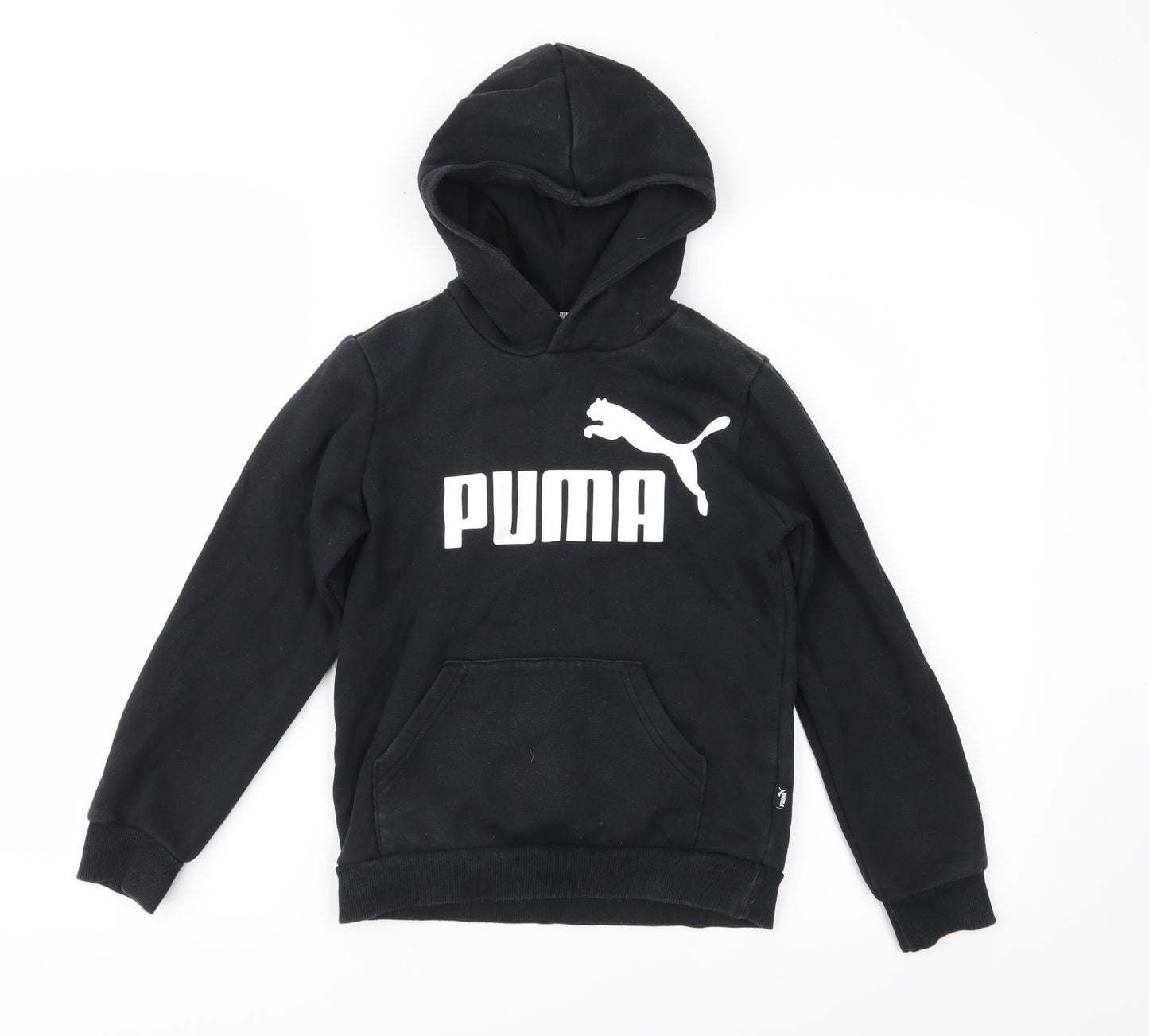 PUMA Boys Black   Pullover Hoodie Size 9-10 Years