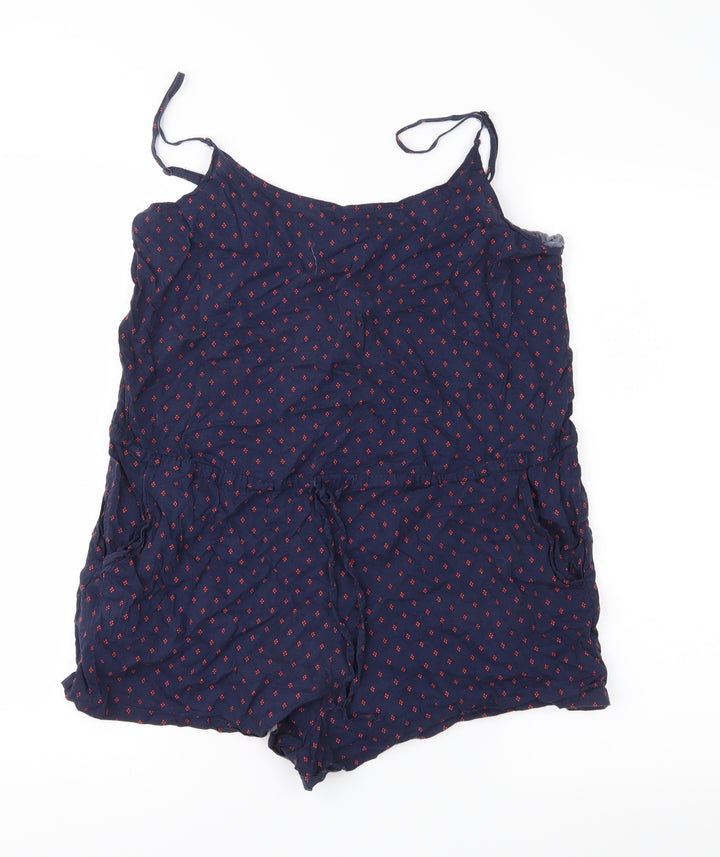 Aerie Womens Black Geometric  Playsuit One-Piece Size M