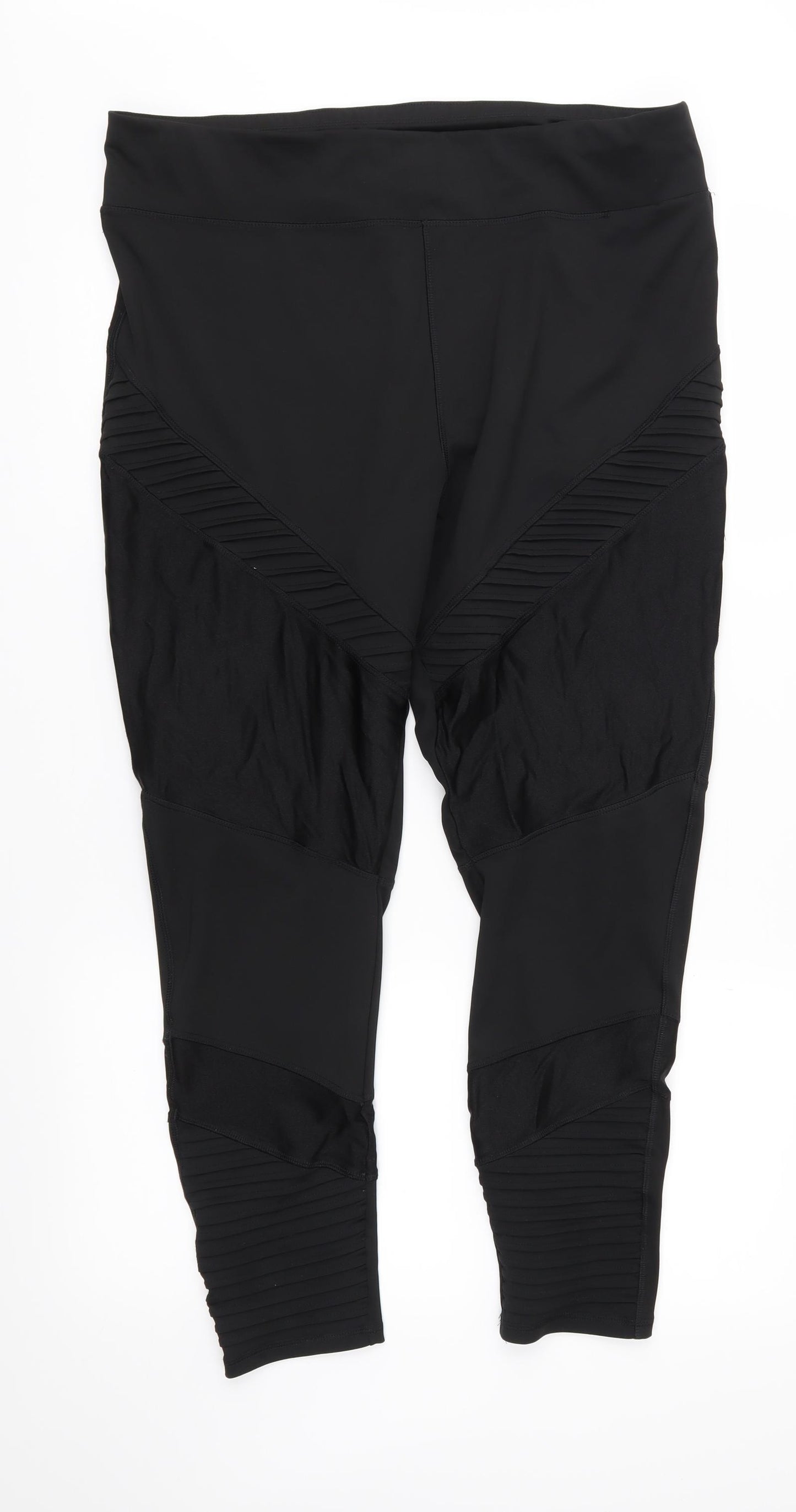 F&F Womens Black   Compression Leggings Size 20 in L26 in