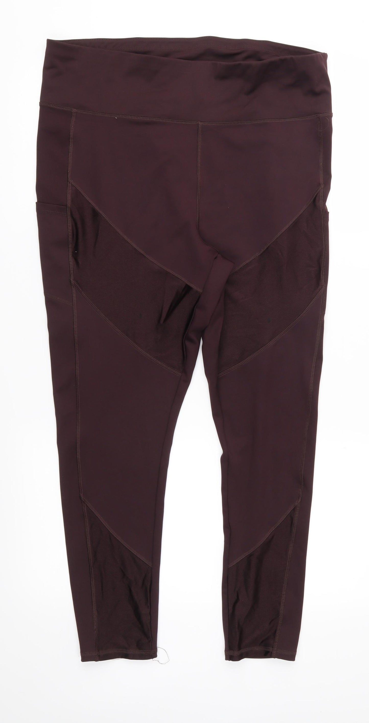 F&F Womens Brown   Compression Leggings Size 20 L26 in