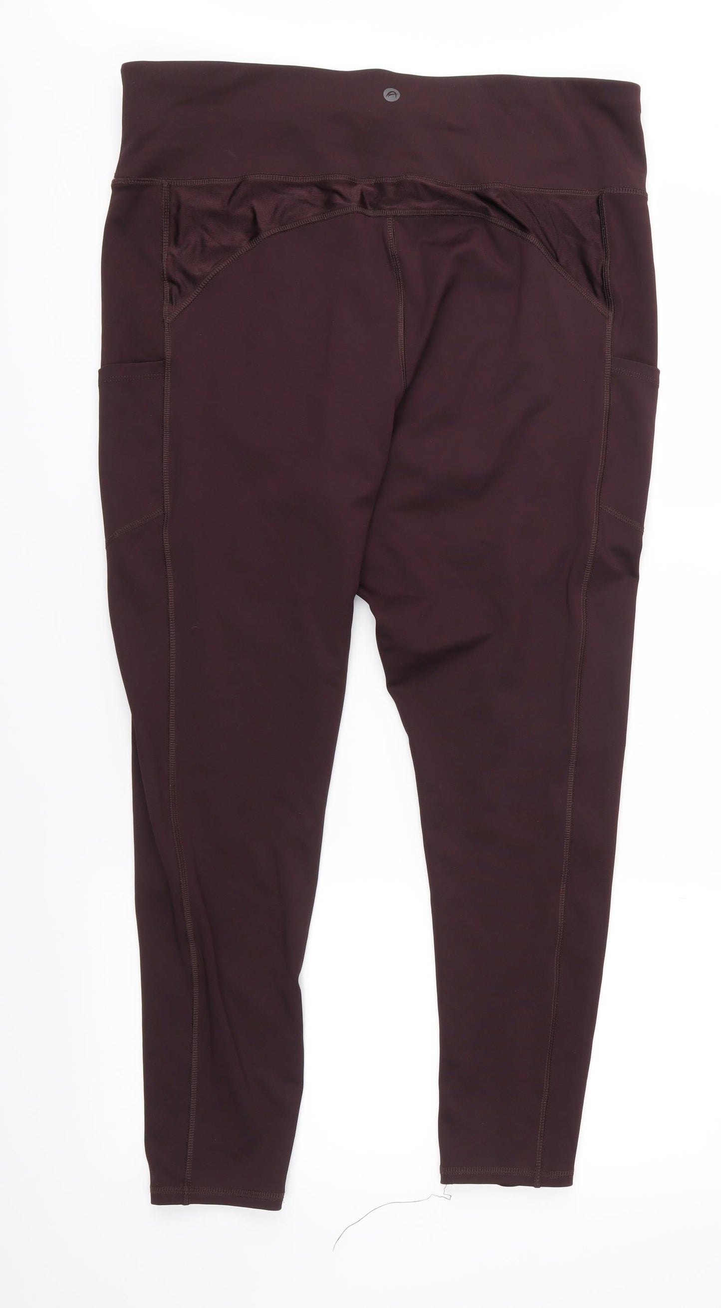 F&F Womens Brown   Compression Leggings Size 20 L26 in