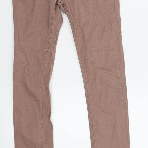 Denim and co Womens Pink   Skinny Jeans Size 6 L28.5 in