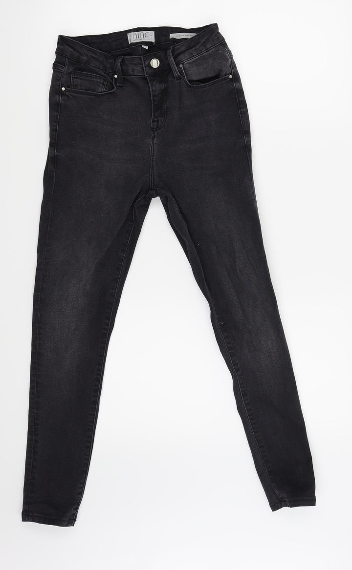 nine Womens Black Skinny Jeans Size 8 L24 in