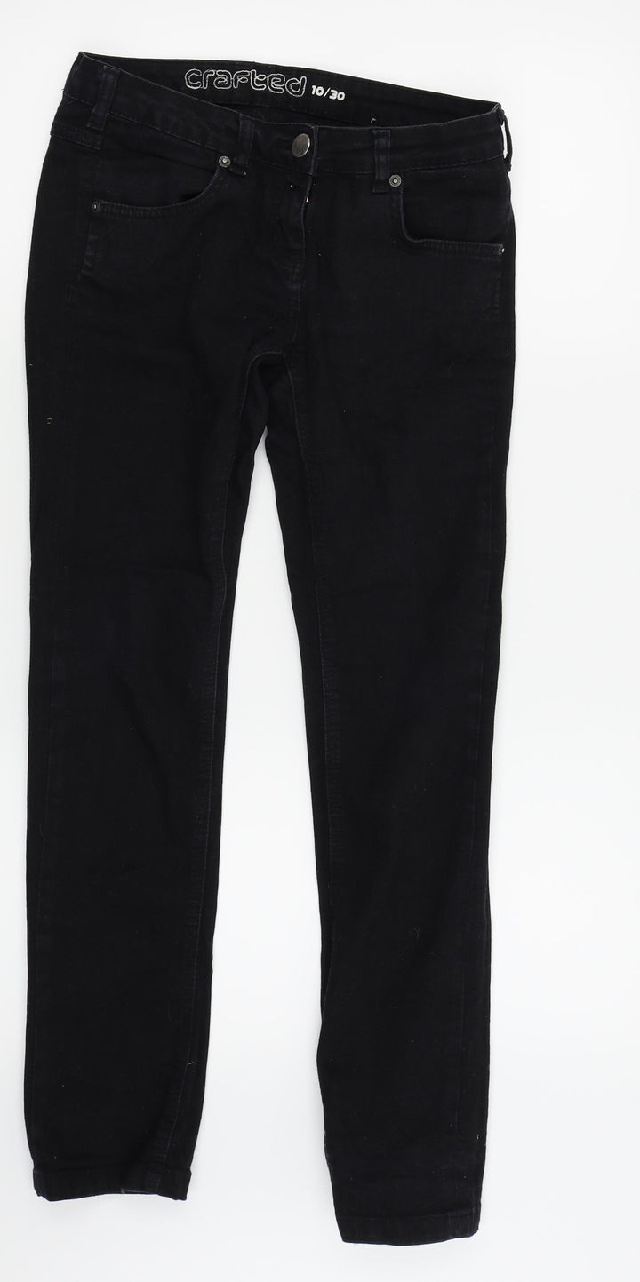 Crafted Womens Black   Skinny Jeans Size 10 L27.5 in