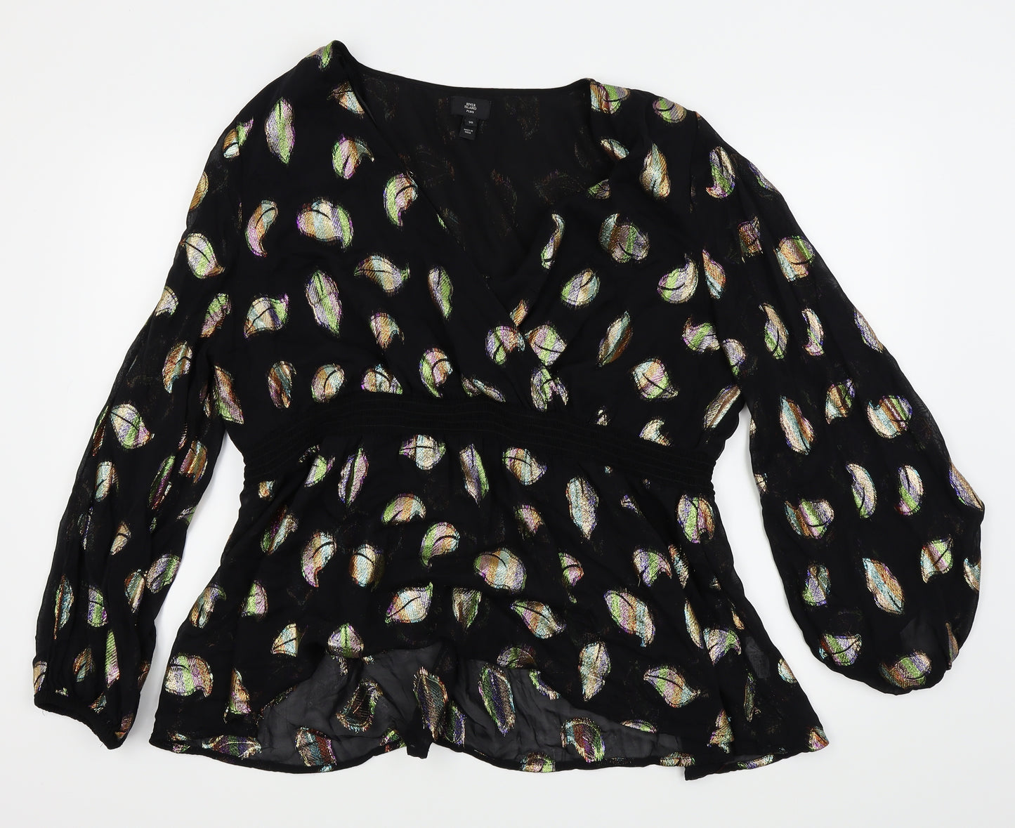 river island plus Womens Black   Basic Blouse Size 20