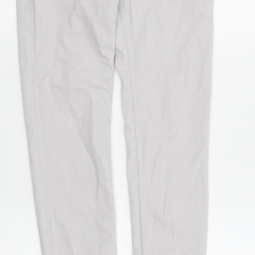 L.O.G.G Womens Grey   Skinny Jeans Size 8 L27 in